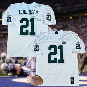 LaDainian Tomlinson New York Jets Jersey XL NFL Reebok Team Apparel Vintage EUC